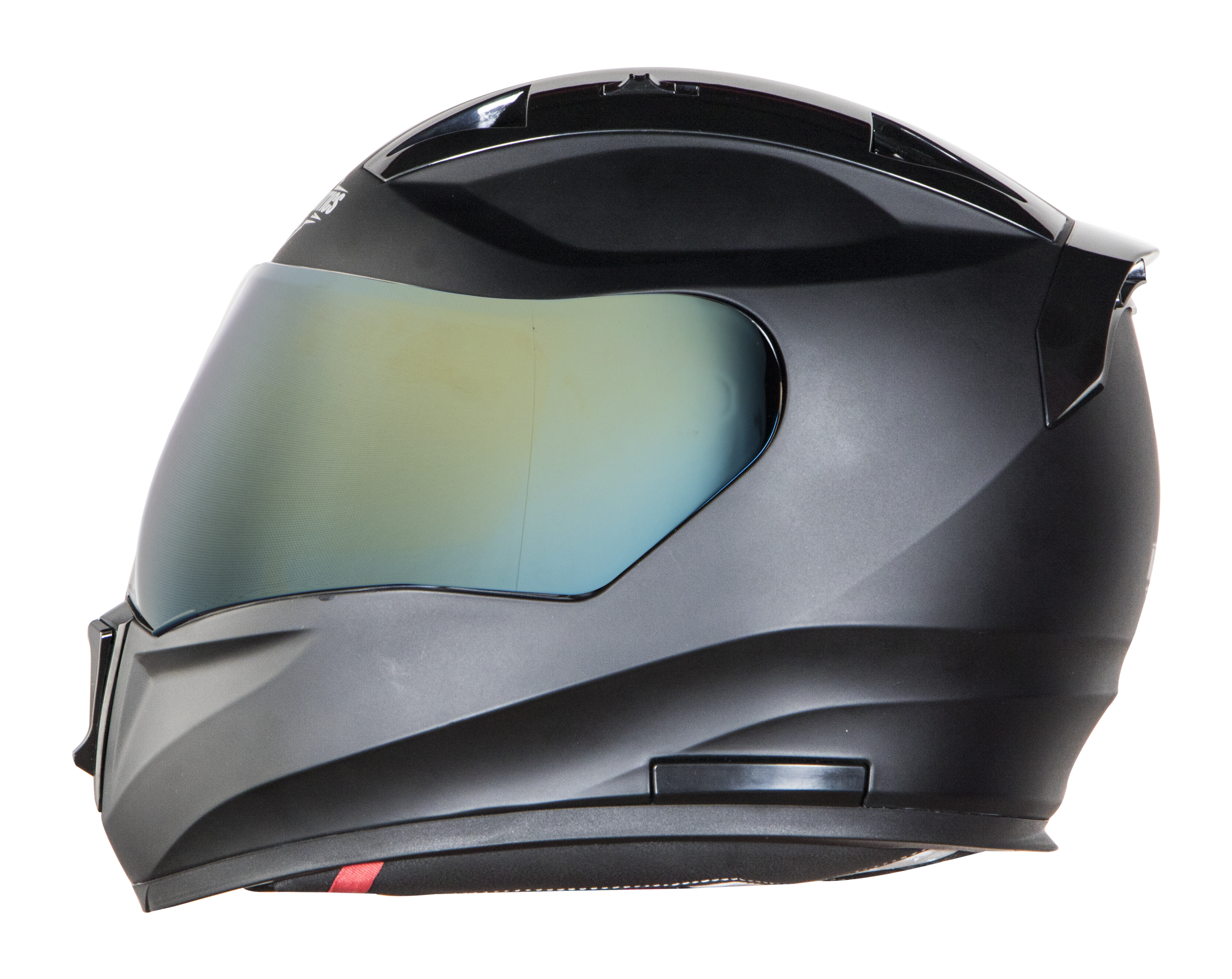 SA-1 Aeronautics Mat Axis Grey ( Fitted With Clear Visor Extra Gold Chrome Visor Free)